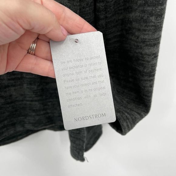 Forgotten Grace Gray Space‎ Dye Long Sleeve Lightweight Sweatshirt Size XS - Picture 7 of 8